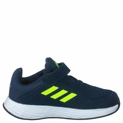 adidas Duramo SL Shoes Crew Navy / Solar Yellow / Halo Silver Blå Discount