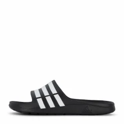 adidas Duramo Slides Core Black / White / Core Black Svart Outlet
