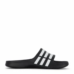 adidas Duramo Slides Core Black / White / Core Black Svart Outlet
