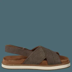 Toms Dusty Gold Star Suede Brown Metallic Brun Online