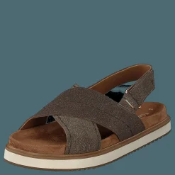 Toms Dusty Gold Star Suede Brown Metallic Brun Online