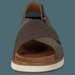 Toms Dusty Gold Star Suede Brown Metallic Brun Online