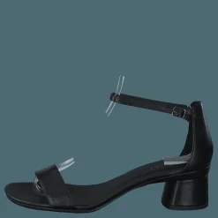 ECCO Elevate 45 Block Sandal Black Svart Discount