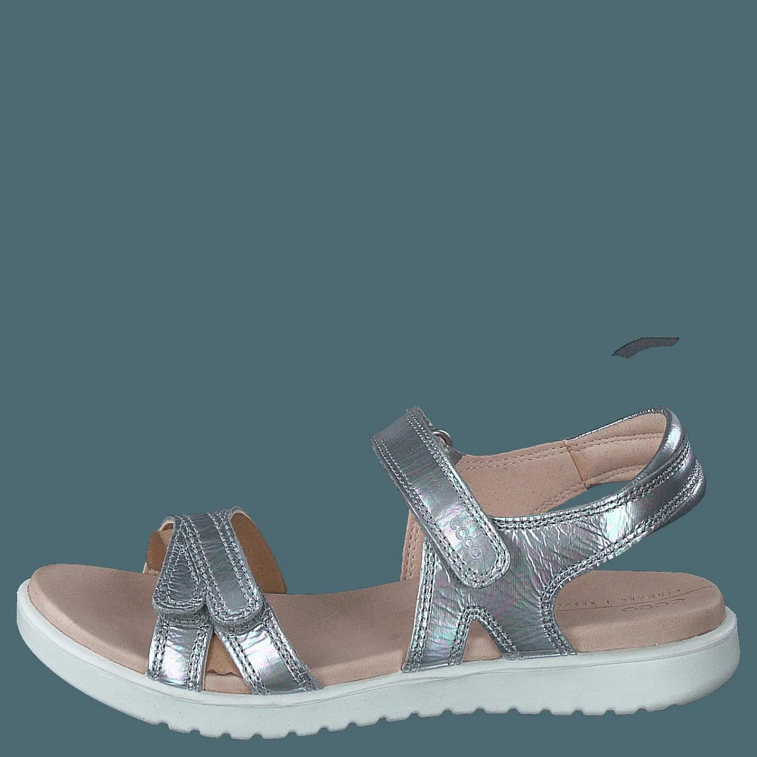ECCO Flora Silver Iridescent Grå Discount