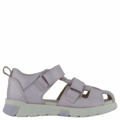 ECCO Mini Stride Sandal Violet Ice Metallic Lila Outlet