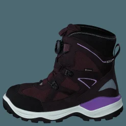 ECCO Snow Mountain Black/fig/fig Svart Outlet