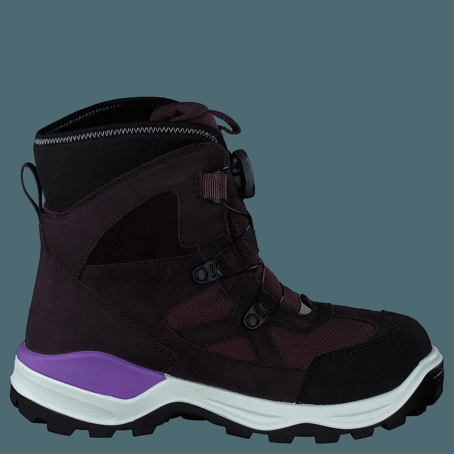 ECCO Snow Mountain Black/fig/fig Svart Outlet