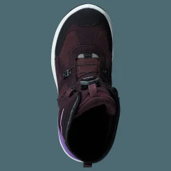 ECCO Snow Mountain Black/fig/fig Svart Outlet
