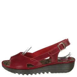 Fly London Edon034 Bridle Red Brun och Röd Clearance