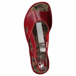 Fly London Edon034 Bridle Red Brun och Röd Clearance