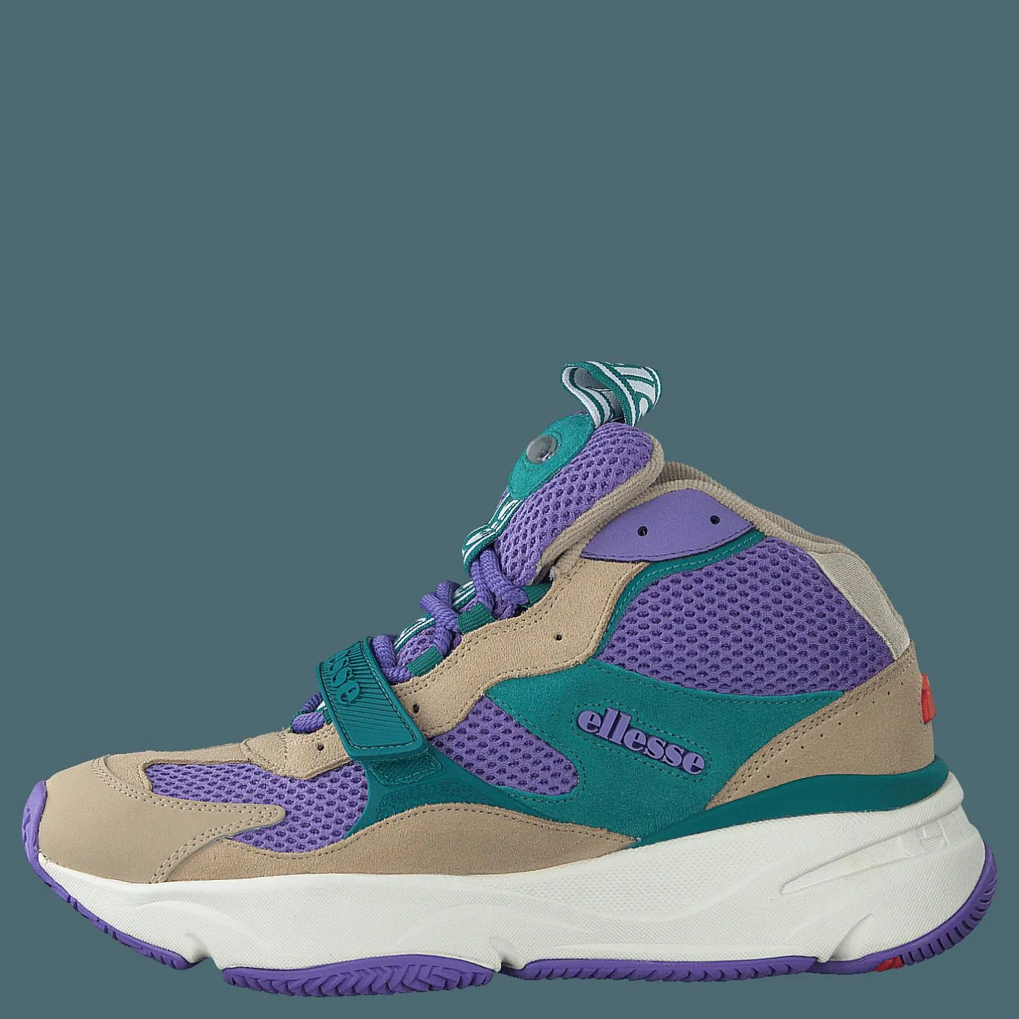 Ellesse El Aurano Mid Sued Af Lt Khk/dk Trqs/lt Pu Turkos, Beige och Lila Outlet