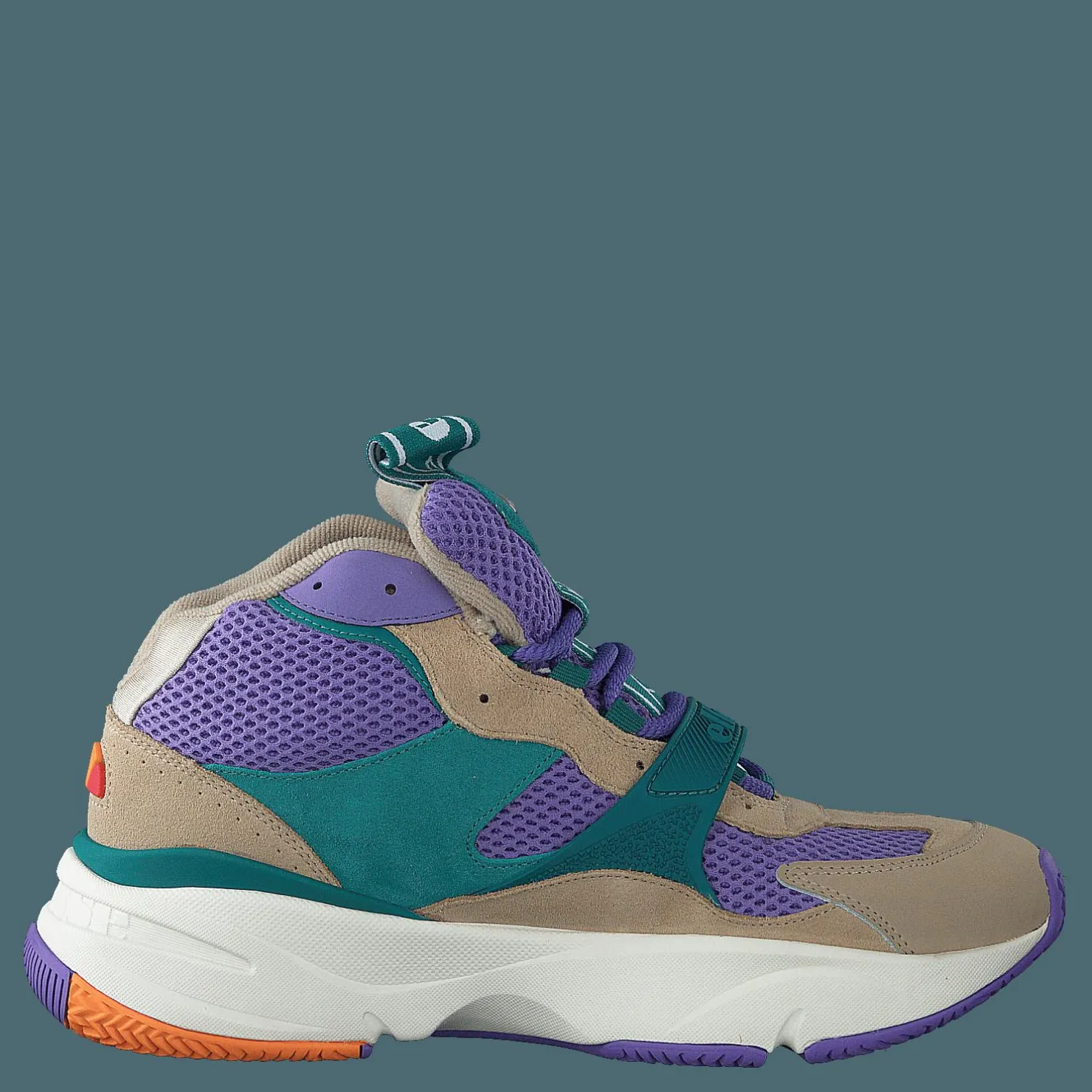 Ellesse El Aurano Mid Sued Af Lt Khk/dk Trqs/lt Pu Turkos, Beige och Lila Outlet