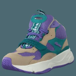 Ellesse El Aurano Mid Sued Af Lt Khk/dk Trqs/lt Pu Turkos, Beige och Lila Outlet