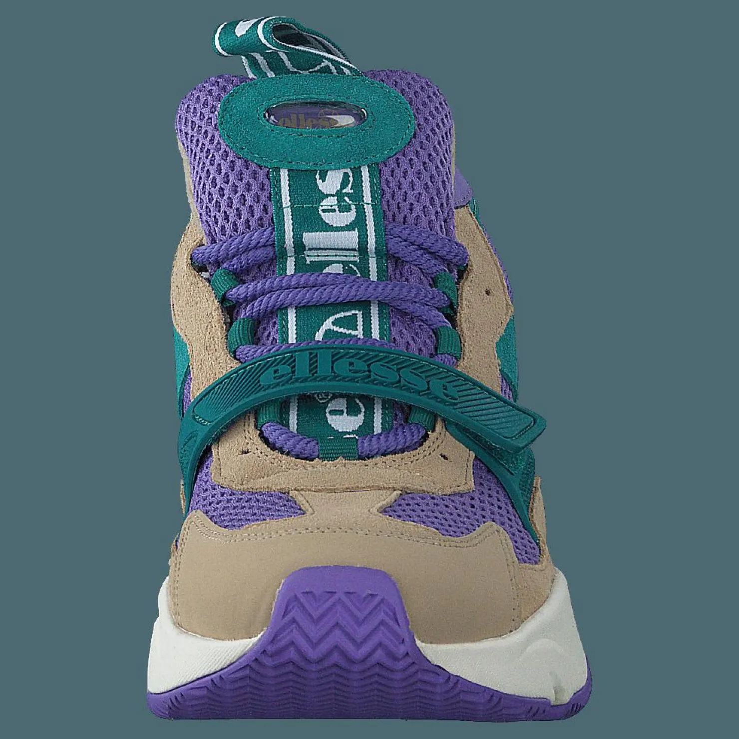 Ellesse El Aurano Mid Sued Af Lt Khk/dk Trqs/lt Pu Turkos, Beige och Lila Outlet