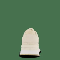 Tommy Hilfiger Elevated Embossed Runner Gold Sugarcane Beige New