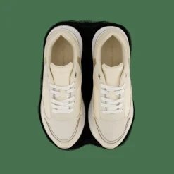 Tommy Hilfiger Elevated Embossed Runner Gold Sugarcane Beige New