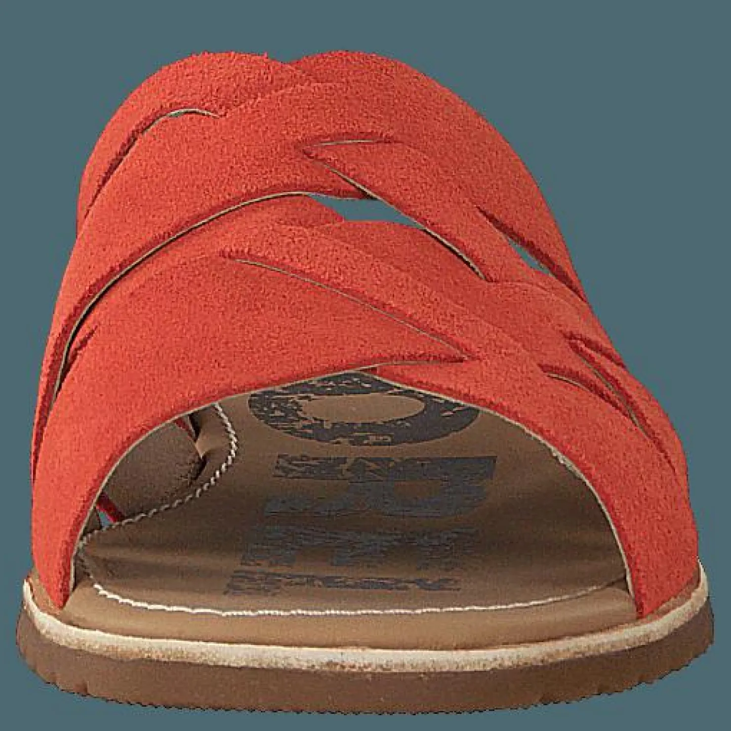 Sorel Ella Slide Zing Brun och Röd Discount