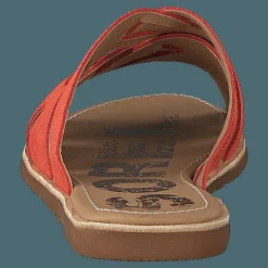 Sorel Ella Slide Zing Brun och Röd Discount