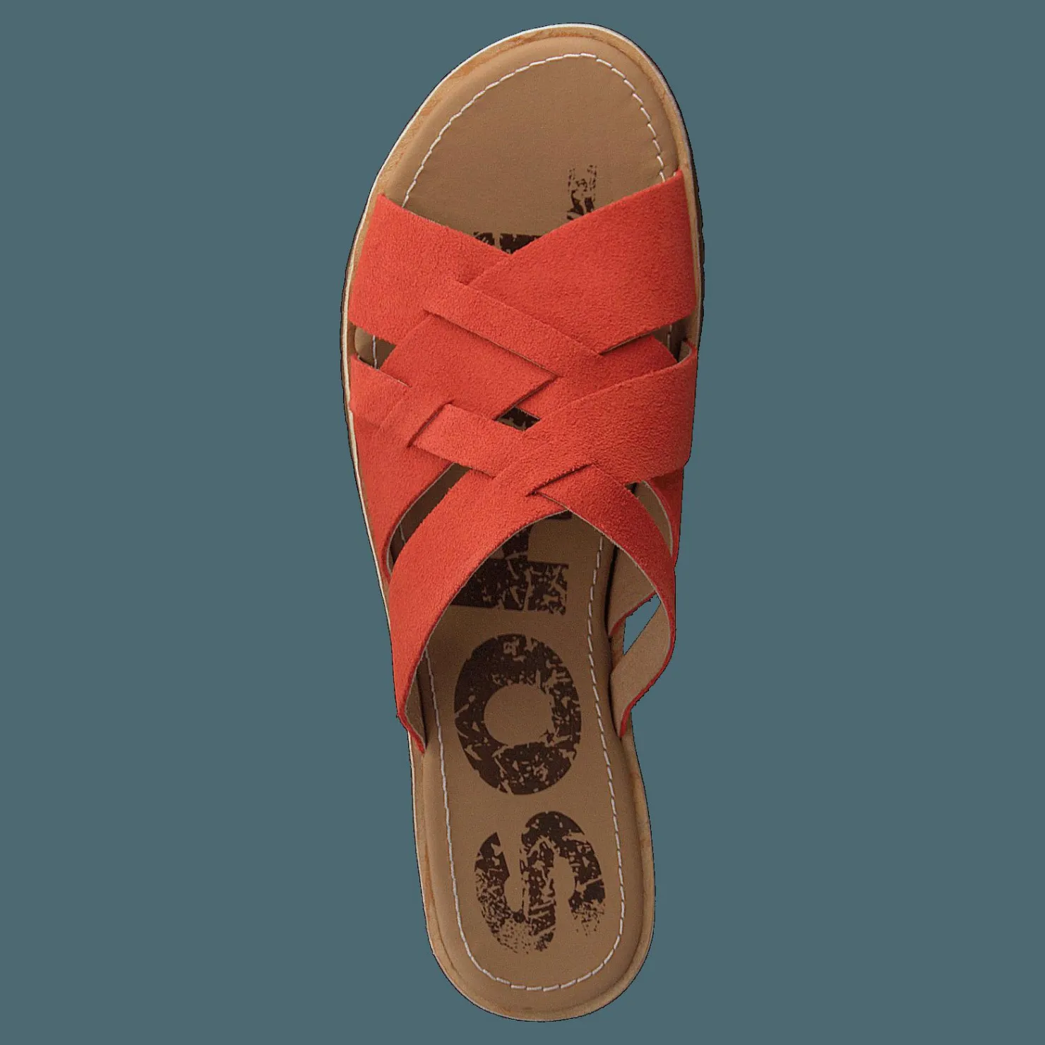 Sorel Ella Slide Zing Brun och Röd Discount