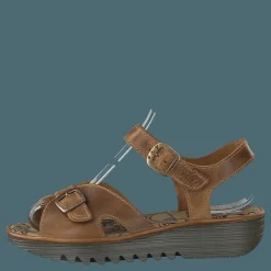 Fly London Emit033fly Bridle Camel Grå och Brun Clearance