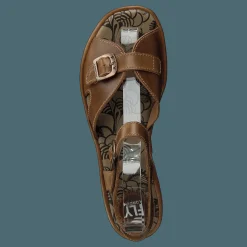 Fly London Emit033fly Bridle Camel Grå och Brun Clearance