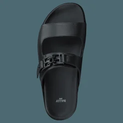 Bally Emma Flat-tnl Black/black Svart New