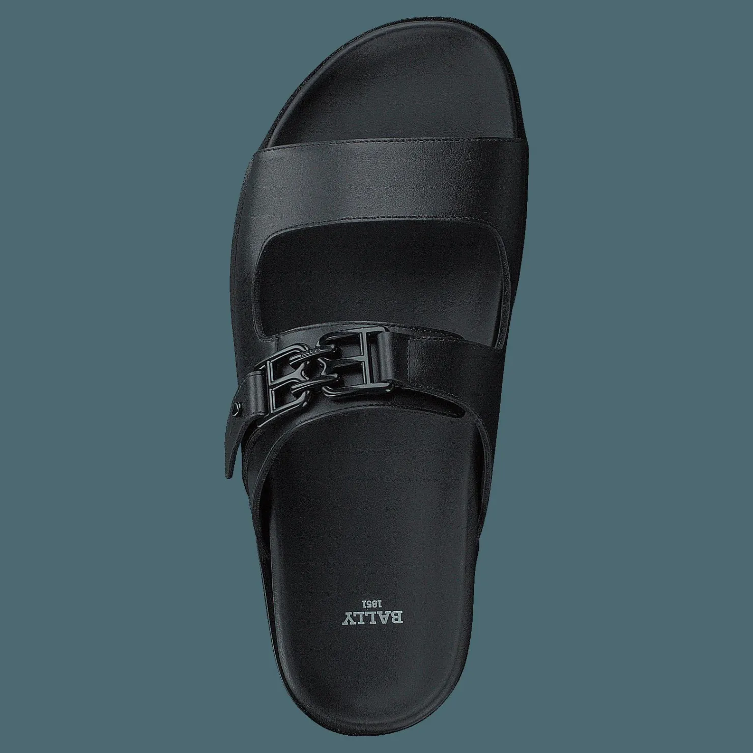 Bally Emma Flat-tnl Black/black Svart New