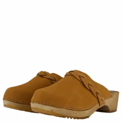 Mohedatoffeln Emmy Nubuck Cognac Brun