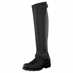 PrimeBoots Engineer High 14 Old Crazy Black Svart Clearance