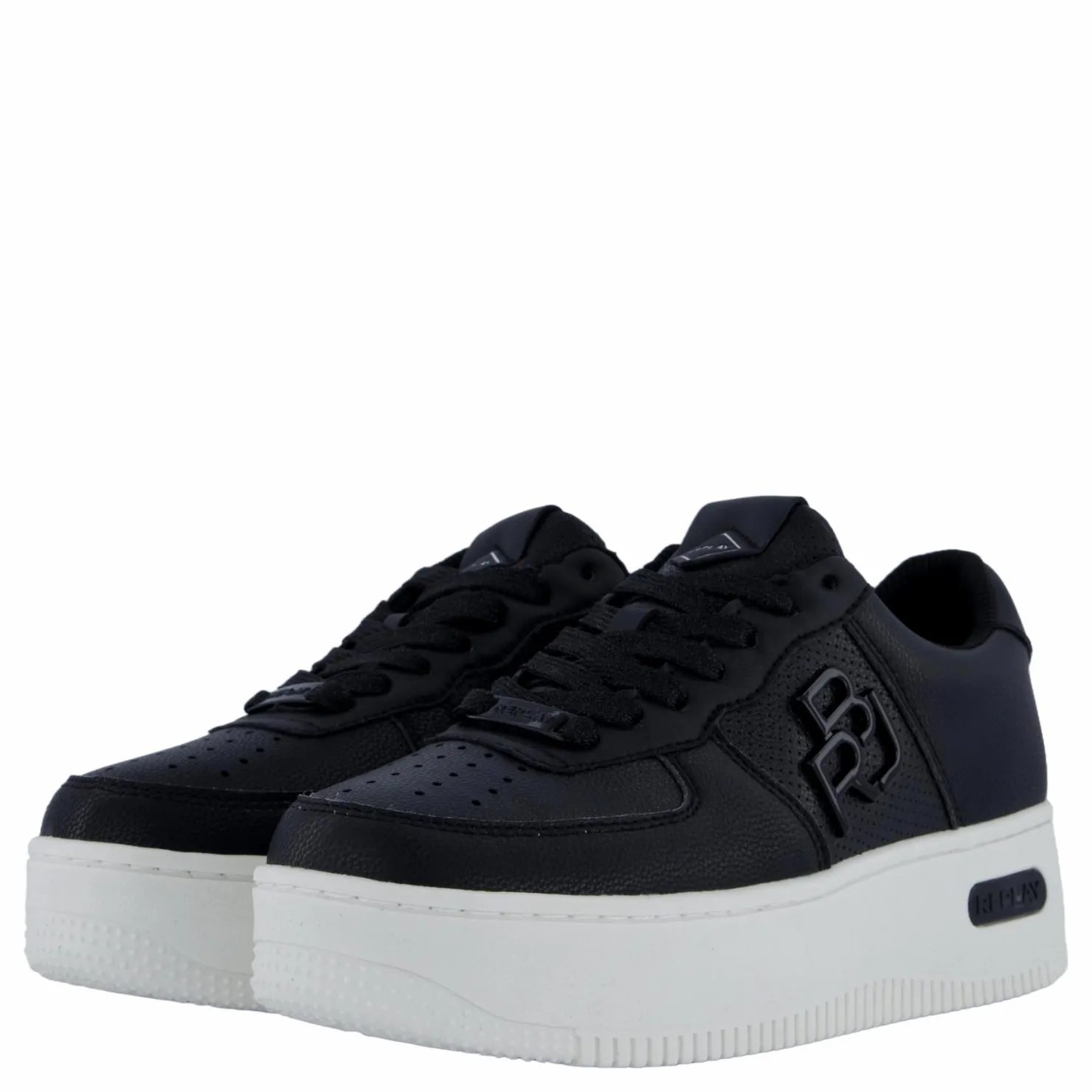 Replay Epic High Rbj Sneaker Black Svart Outlet
