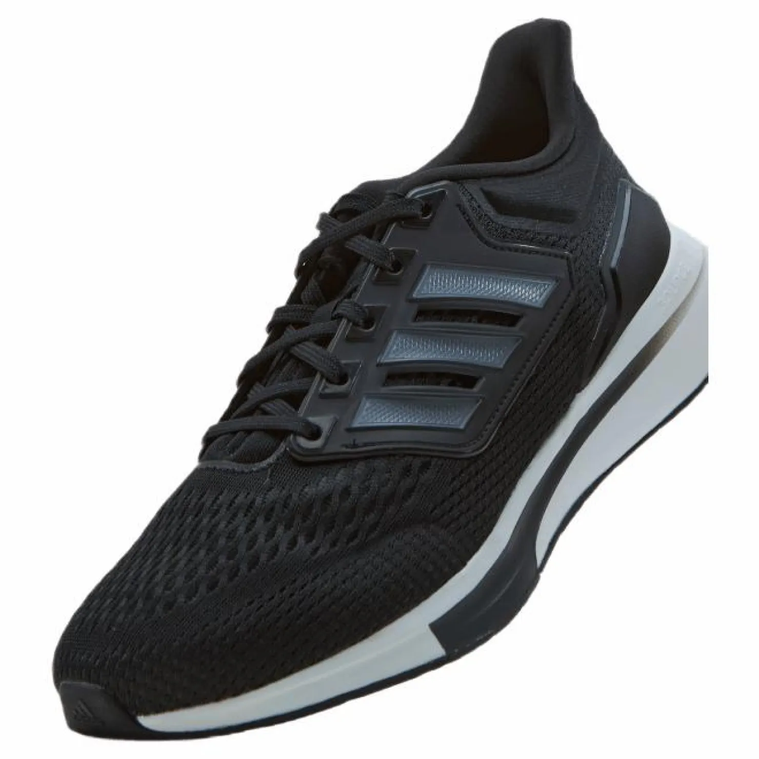 adidas EQ21 Run Shoes Core Black / Iron Metallic / Carbon Svart Online