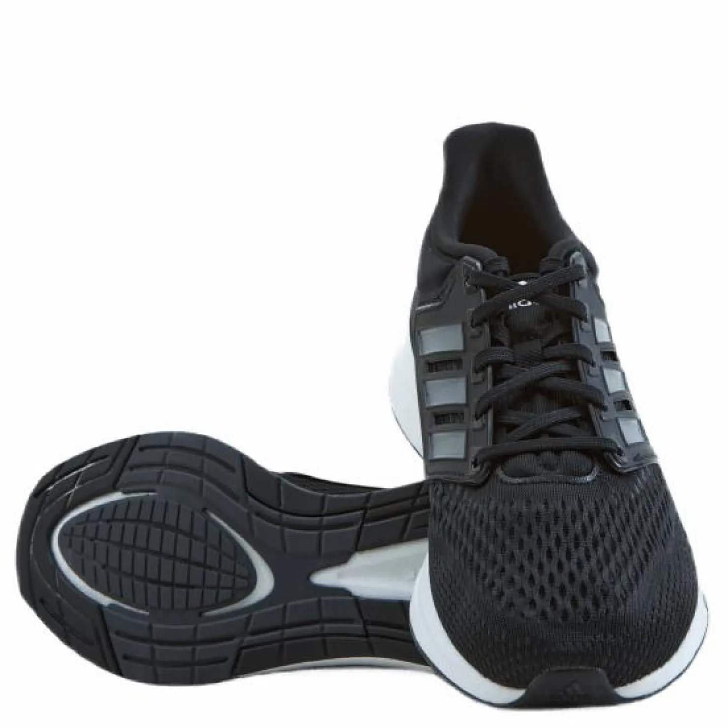 adidas EQ21 Run Shoes Core Black / Iron Metallic / Carbon Svart Online