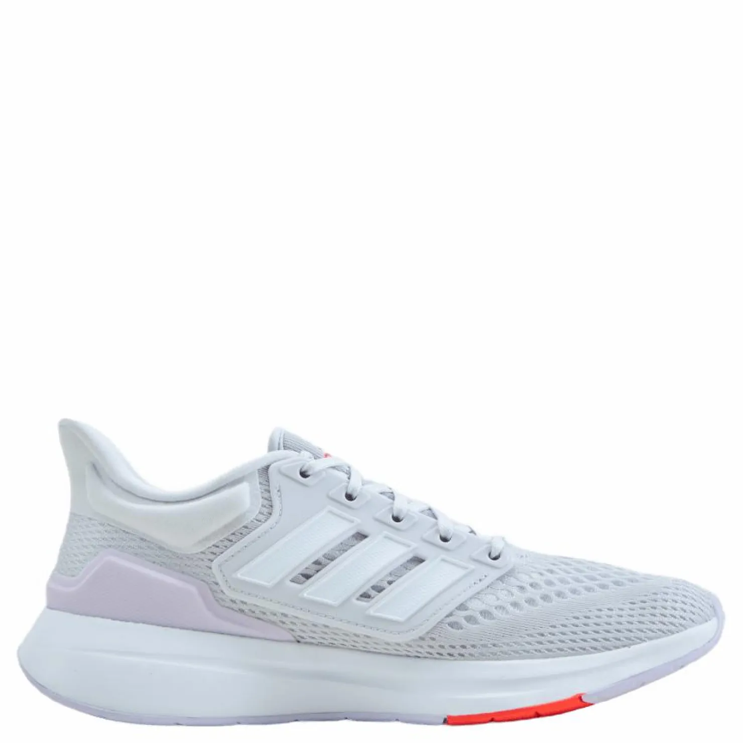 adidas EQ21 Run Shoes Dash Grey / Cloud White / Purple Tint Vit Online
