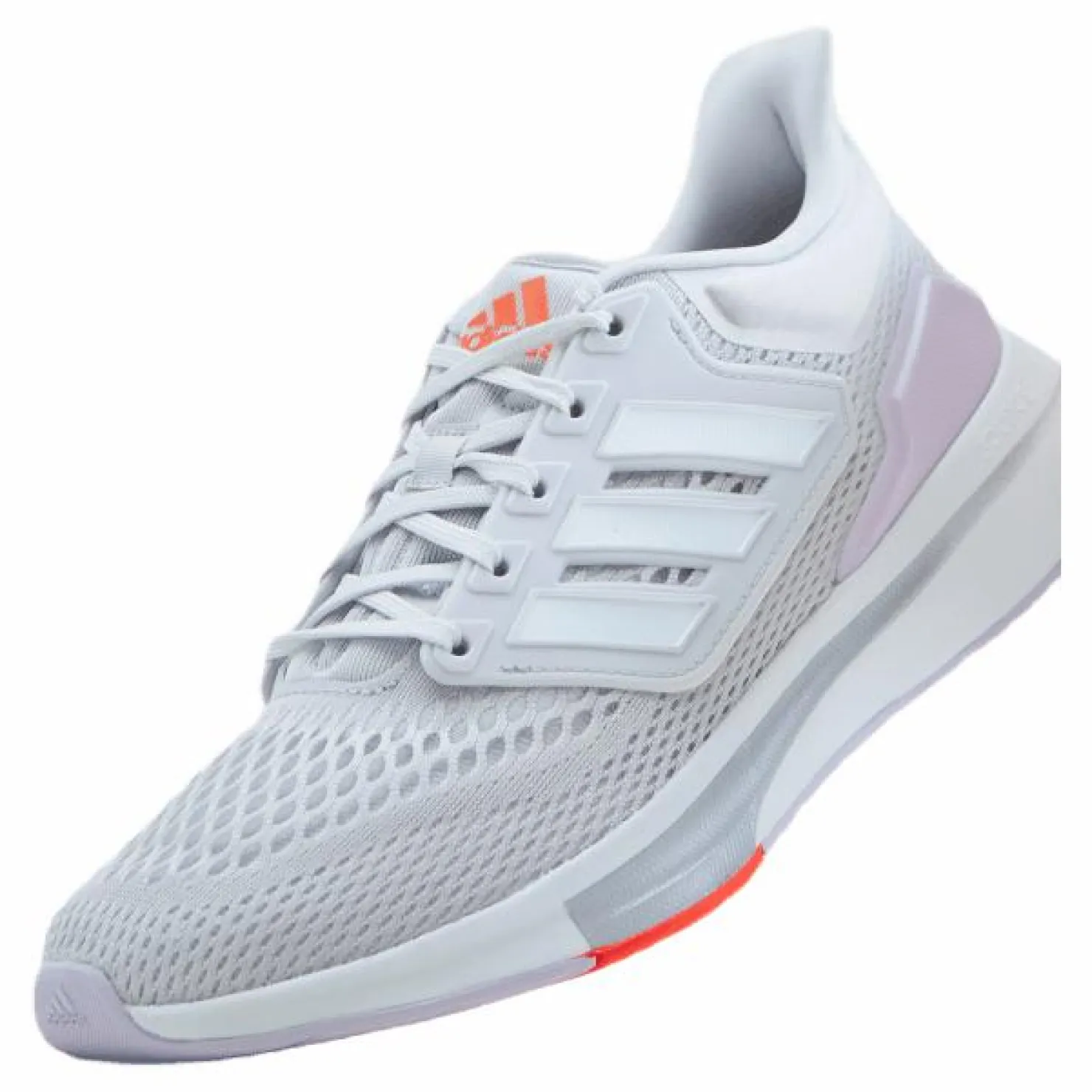 adidas EQ21 Run Shoes Dash Grey / Cloud White / Purple Tint Vit Online