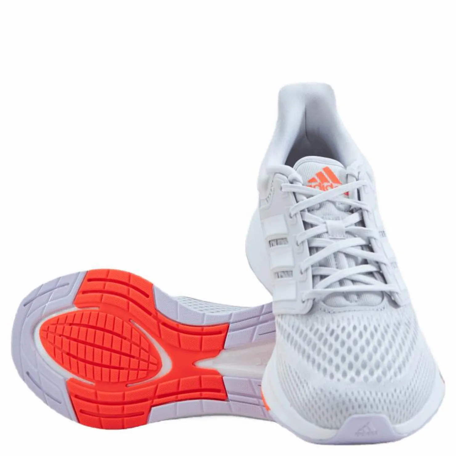 adidas EQ21 Run Shoes Dash Grey / Cloud White / Purple Tint Vit Online