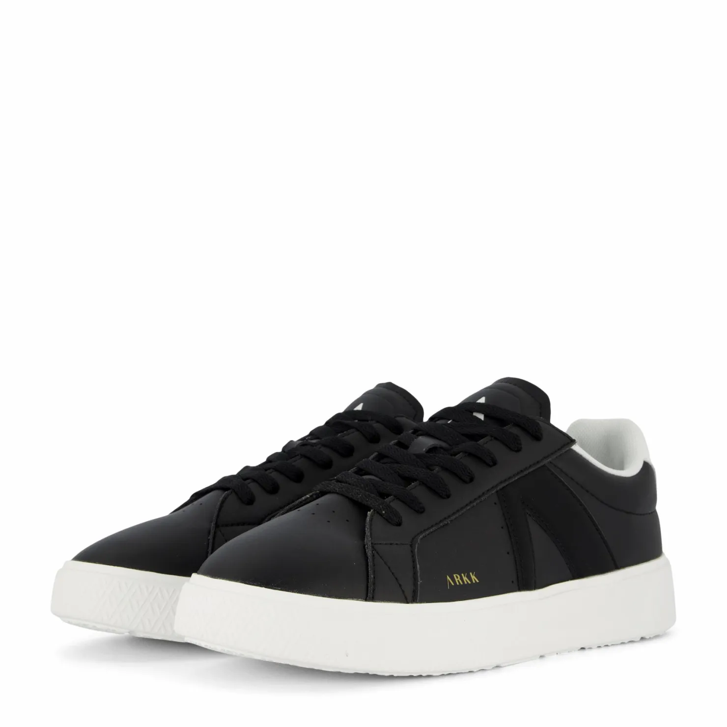 ARKK Copenhagen Essence Leather OG-22 Black Bright White - Men Svart Sale