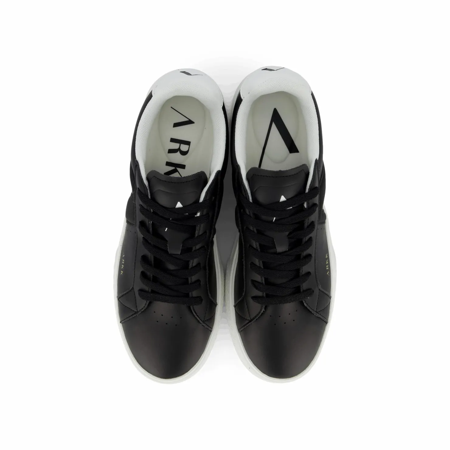 ARKK Copenhagen Essence Leather OG-22 Black Bright White - Men Svart Sale