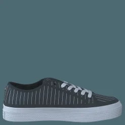 Tommy Hilfiger Essential Stripe Sneaker Desert Sky Blå Clearance