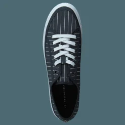 Tommy Hilfiger Essential Stripe Sneaker Desert Sky Blå Clearance