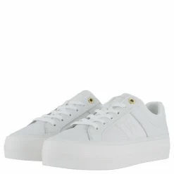 Tommy Hilfiger Essential Vulc Sneaker Monogra Ecru Vit Clearance