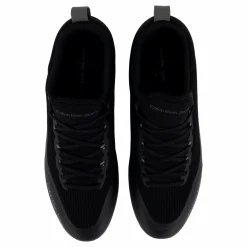 Calvin Klein Eva Runner Sock Low Knit Mtr Black/white/ Charcoal Grey Svart Hot