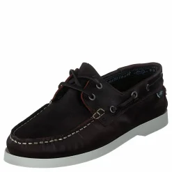 Marstrand 2-eye Lth Dark Brown/crazy Svart Best