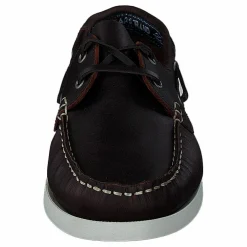 Marstrand 2-eye Lth Dark Brown/crazy Svart Best