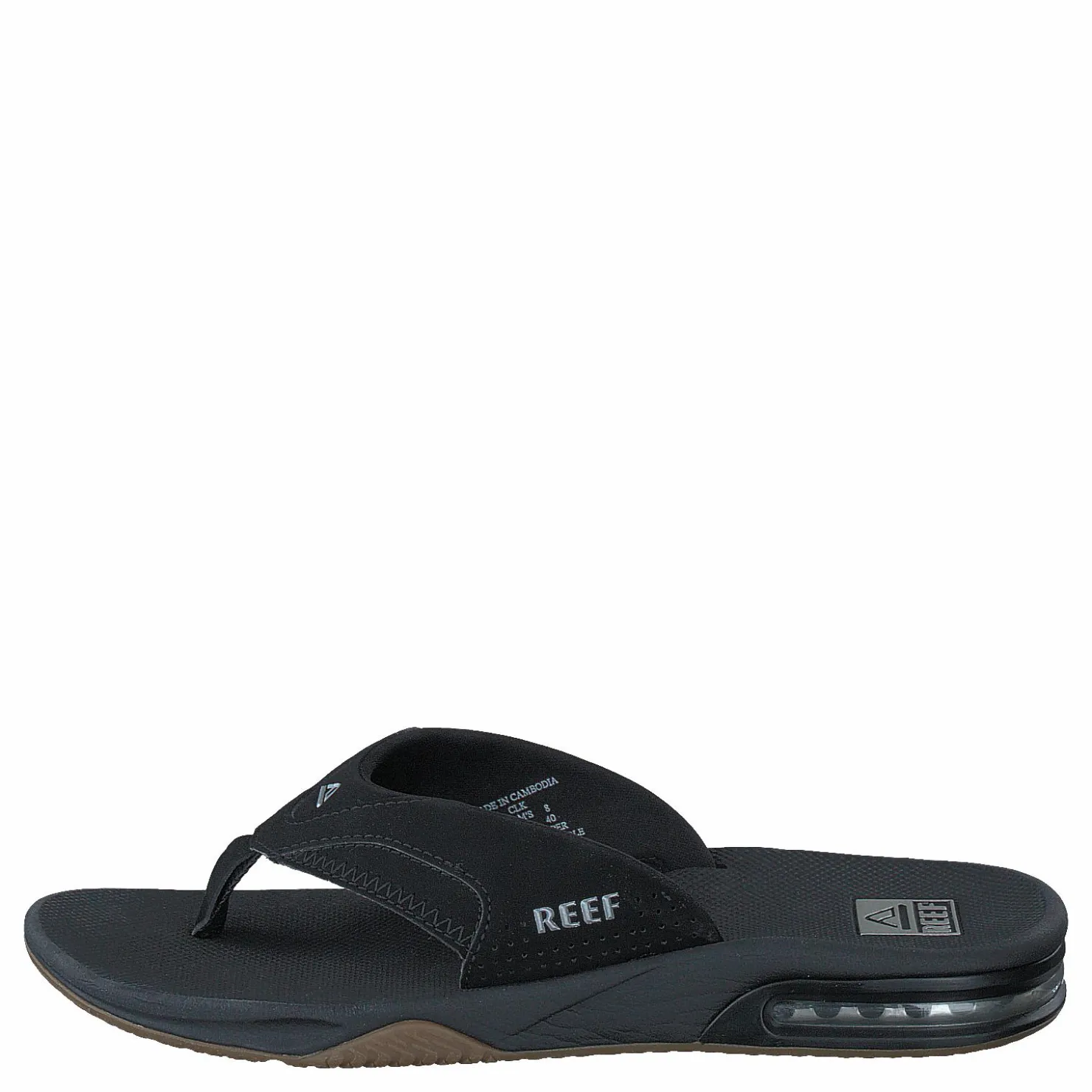 Reef Fanning Black-Silver Silver och Svart Discount