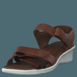 ECCO Felicia Sandal Brandy/coffee/mahogany Brun