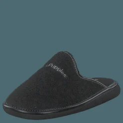 Hush Puppies Felt Slipper BLACK Svart Discount