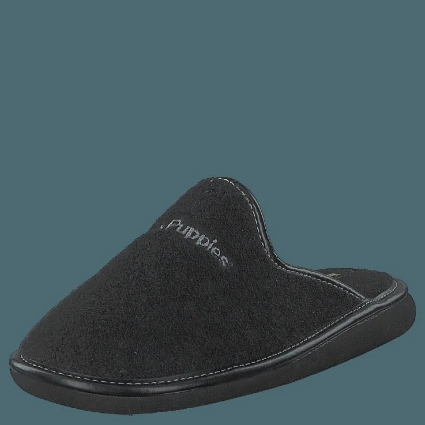 Hush Puppies Felt Slipper BLACK Svart Discount