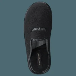 Hush Puppies Felt Slipper BLACK Svart Discount