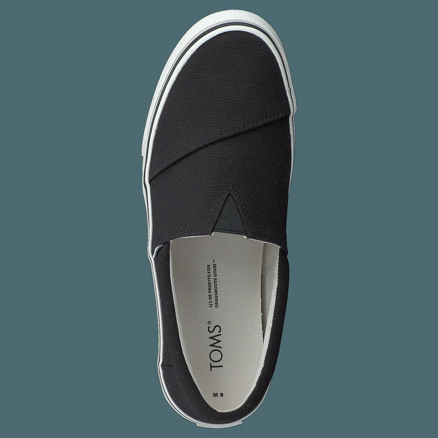 Toms Fenix Slip-on Black Svart Outlet