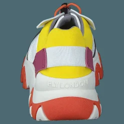 Fly London Fian634 Multi-offwhite-yellow-fuchia Vit Hot